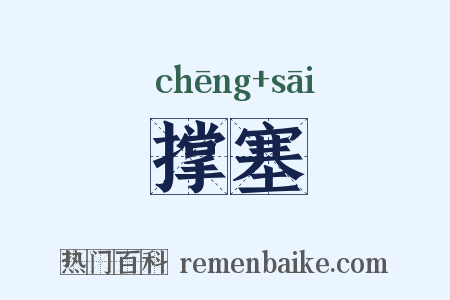 撑塞是什么意思的图片
